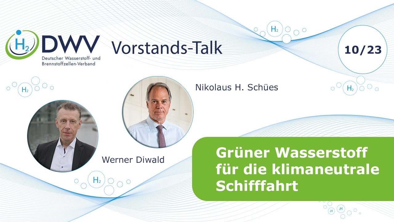 DWV-Vorstands-Talk 10/23 mit Nikolaus H. Schües, CEO Reederei F. Laeisz