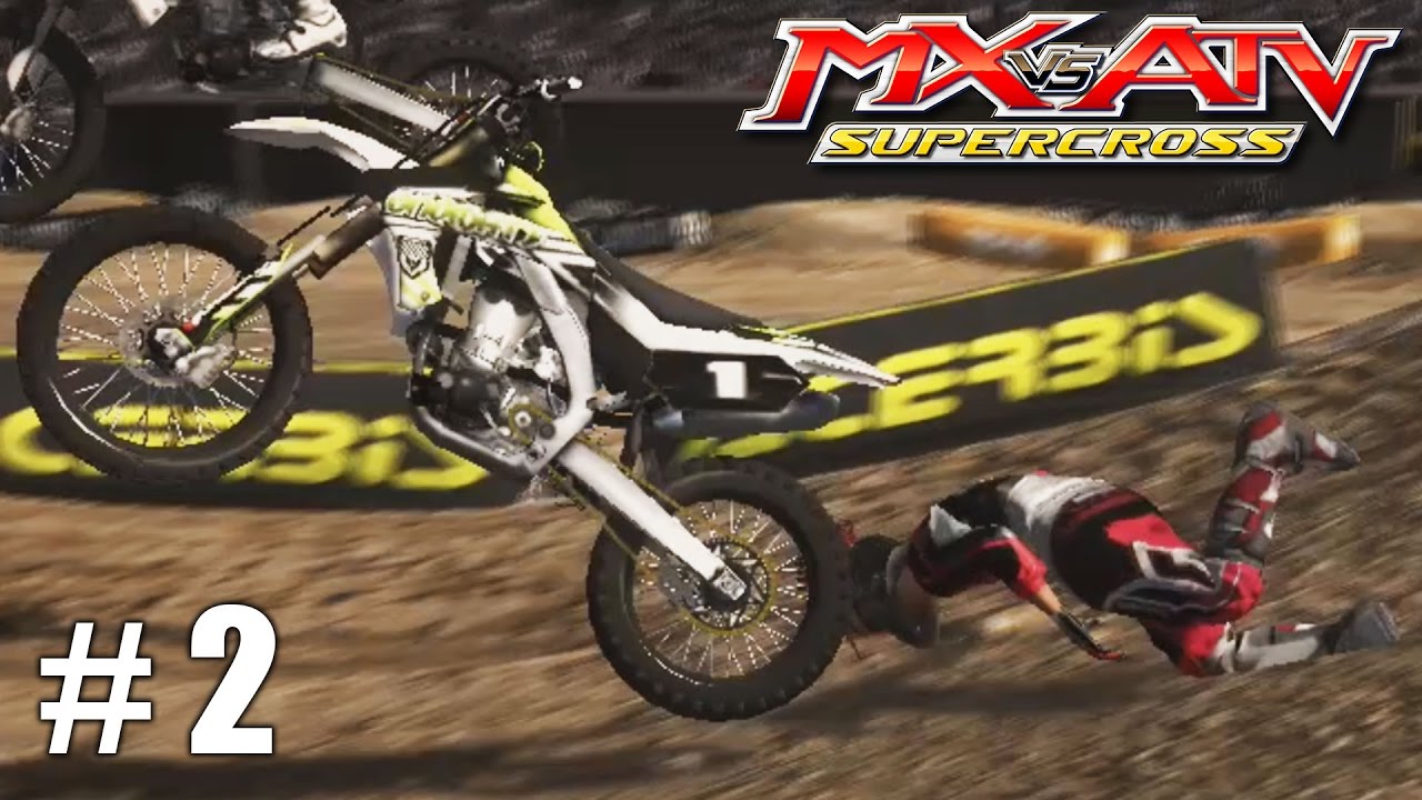 MX vs. ATV Supercross - Xbox 360 / Ps3 Gameplay Playthrough Career PART 2
