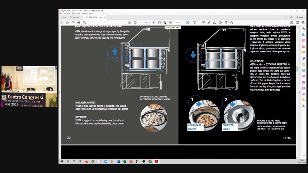 BRX presenta le vetrine a pozzetto che combinano glicole e ventilazione - menzione Mig Green 2022