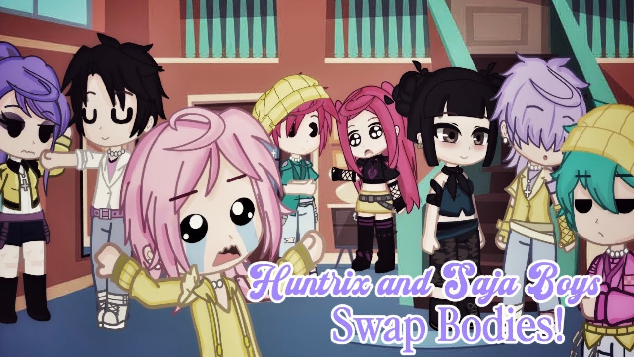 Huntrix and Saja Boys Swap bodies for 24 Hours! || contains: rujinu, miromance & zoestery