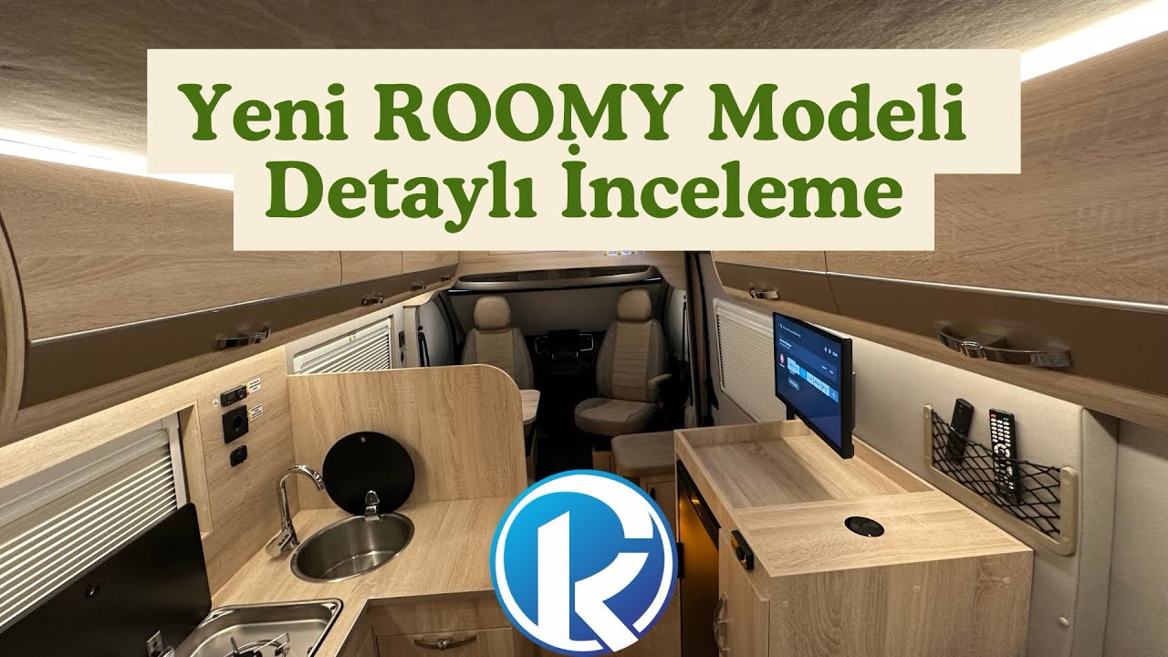 Riva Karavan Yeni Roomy Modeli Boy Yatak - Otomatik Vites Peugeot Boxer