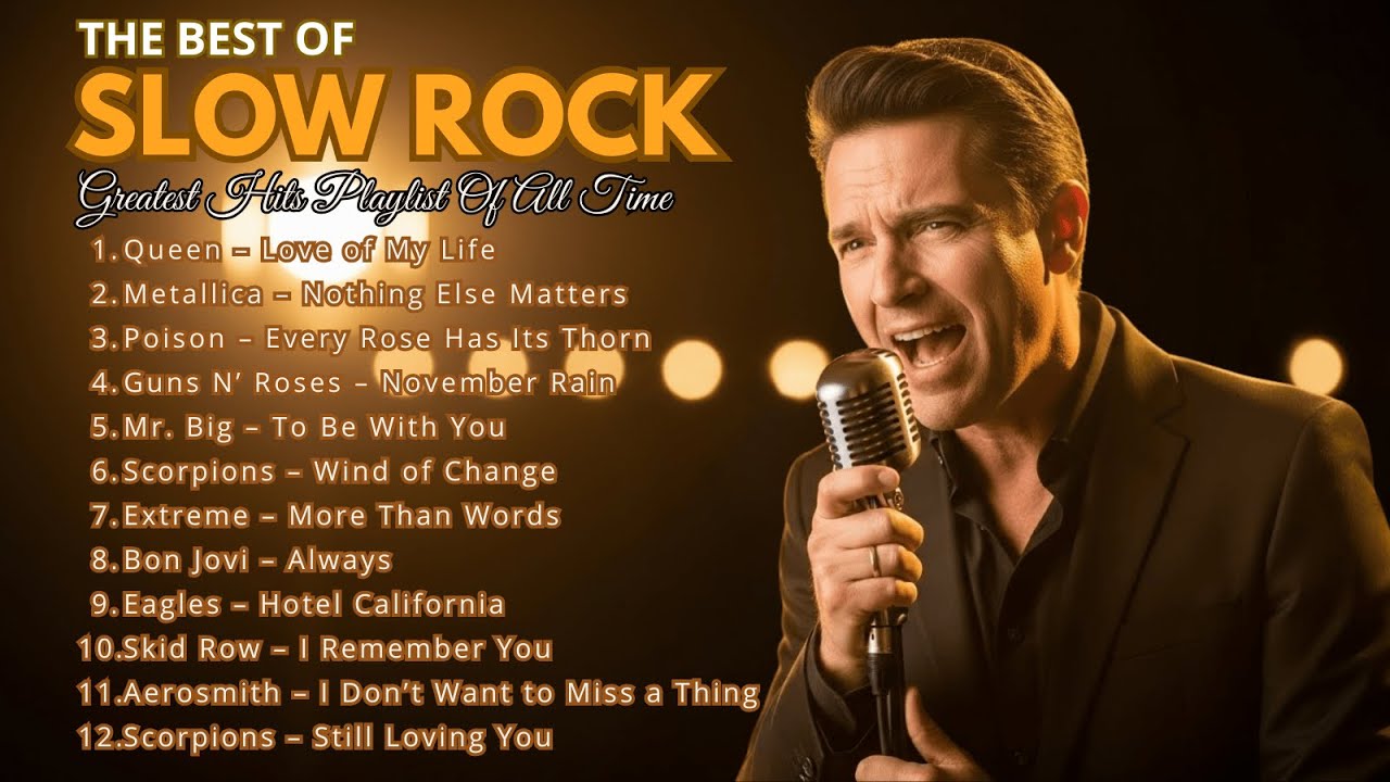 Scorpions, Aerosmith, BonJovi, Led Zeppelin, The Eagles || Greatest Hits Slow Rock Ballads 80s 90s..