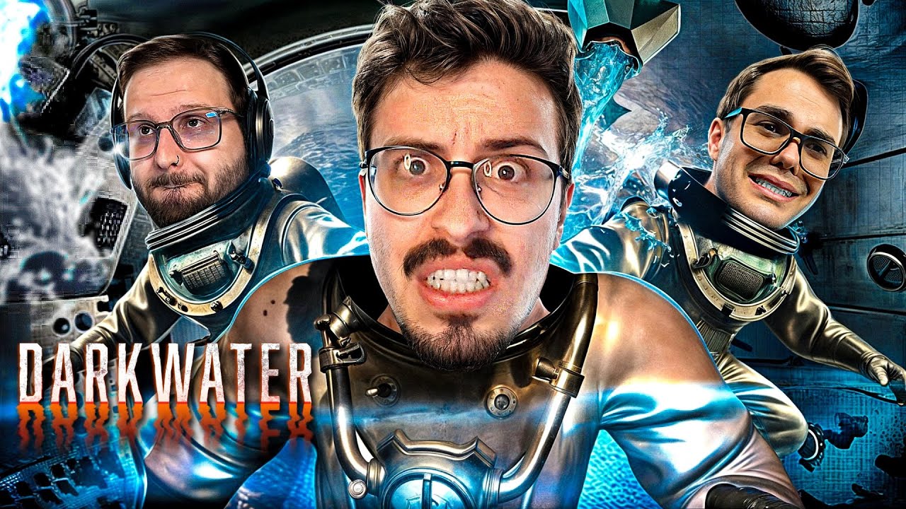 UM JOGO QUE MISTURA LETHAL COMPANY E BAROTRAUMA?! Darkwater DEMO com AMIGOS!