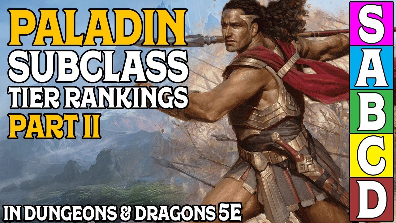 Рейтинг подклассов паладина (часть 2) в Dungeons and Dragons 5e