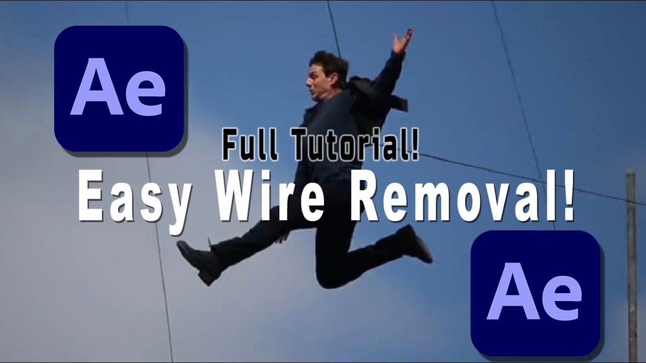 Wire Removal in After Effects (FAST & EASY) – 2025 Tutorial