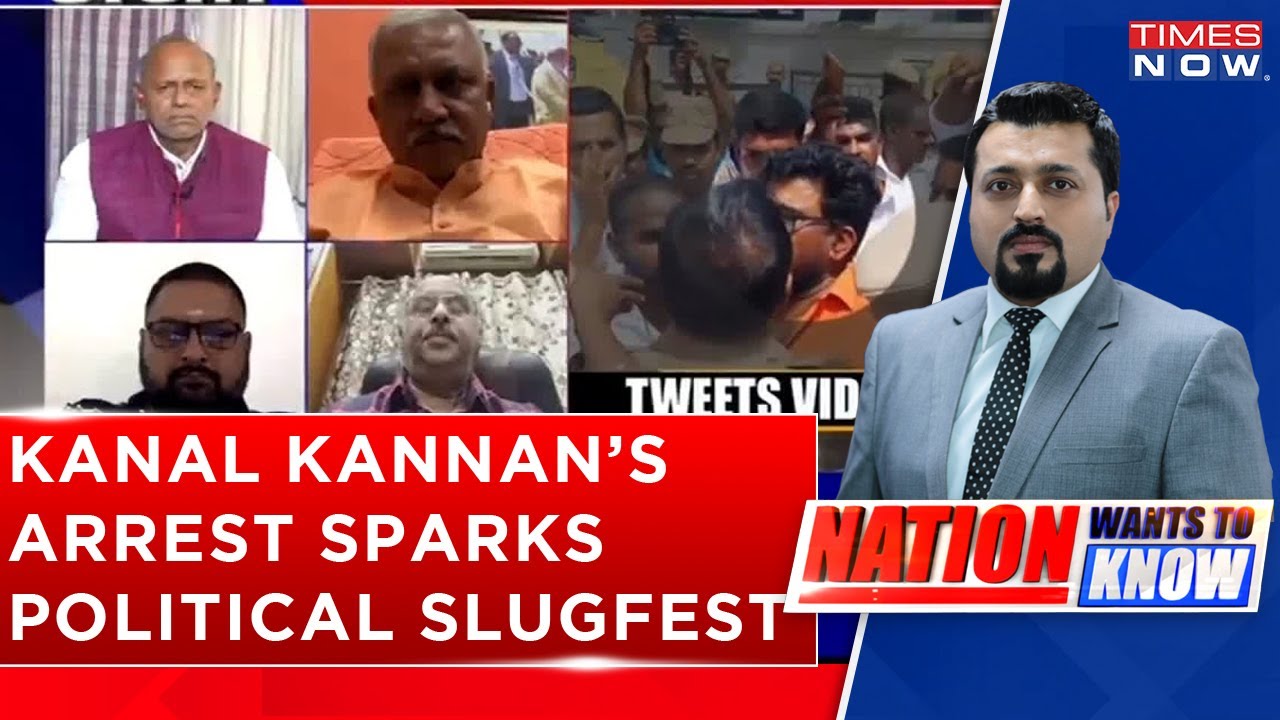 Free Speech Debate Erupts | Panelist Compares Actor Kanal Kannan's Arrest Case To Nithyananda's Case