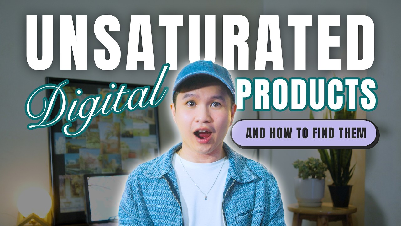How to Find UNSATURATED Digital Products to Sell on Etsy