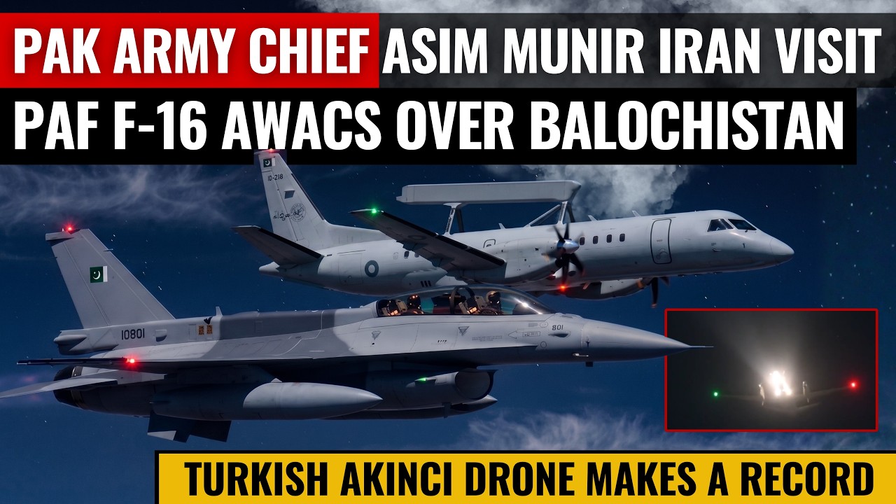 PAF Active over Balcohistan | Pak Army Chief Asim Munir Iran Visit | Defence Outpost