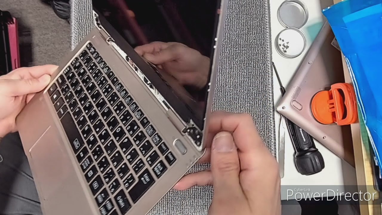 NEC PC NM560KAG E1液晶交換 分解 Disassembly