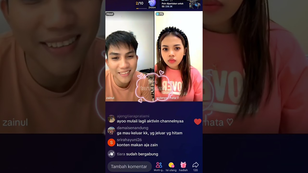 Wulan Lida curhat bersama Zainul Basyar, fans Zailan ikut senang melihatnya