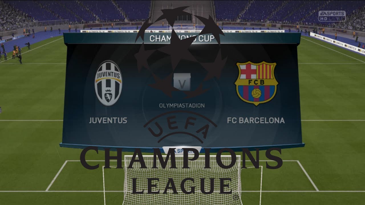 UEFA CHAMPIONS LEAGUE FINAL 2015 JUVENTUS VS BARCELONA FIFA 15 GAMEPLAY