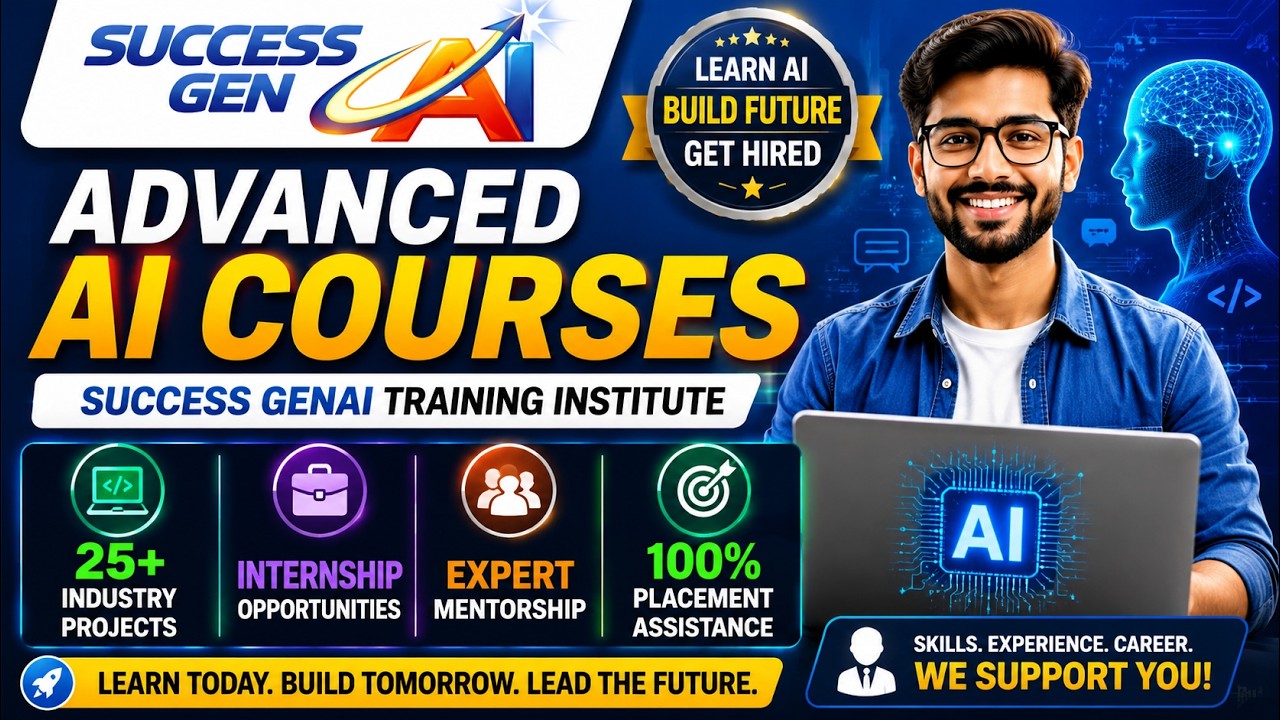 Advanced GenAI Course In Hyderabad, India | AI Course In Hyderabad | AI and ML Courses In Hyderabad.