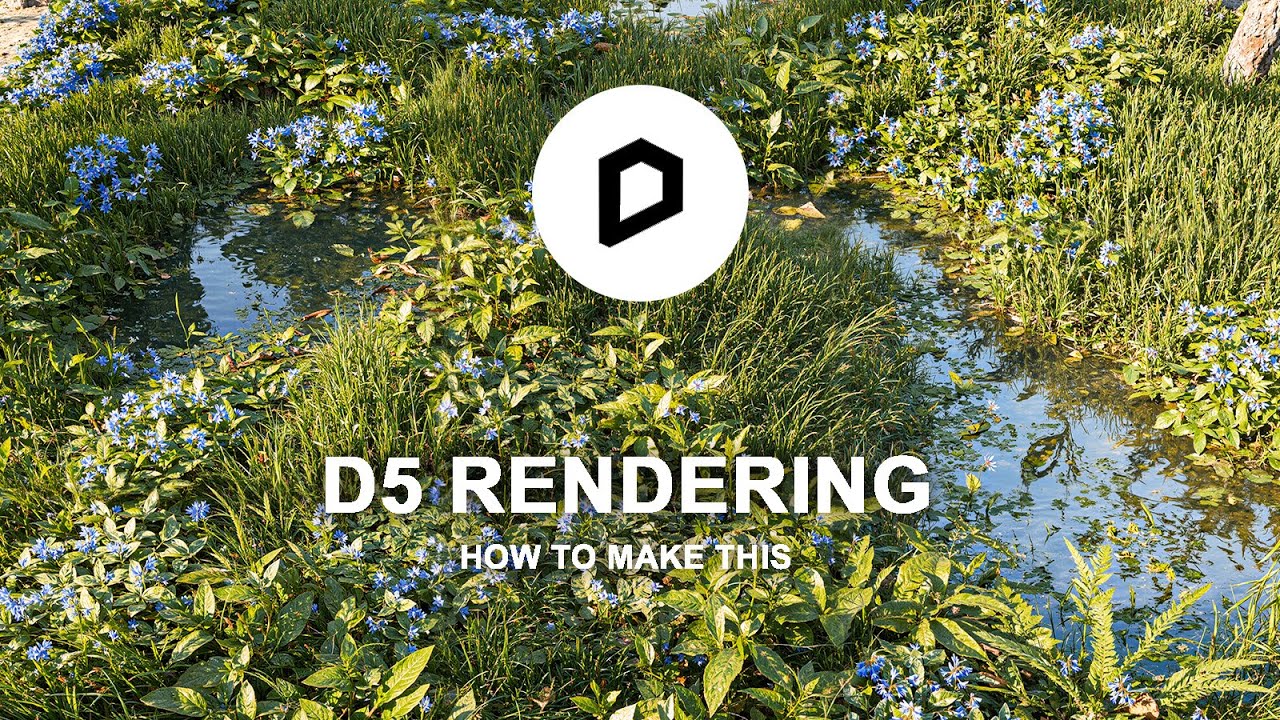 How to render realistic in D5 Scatter