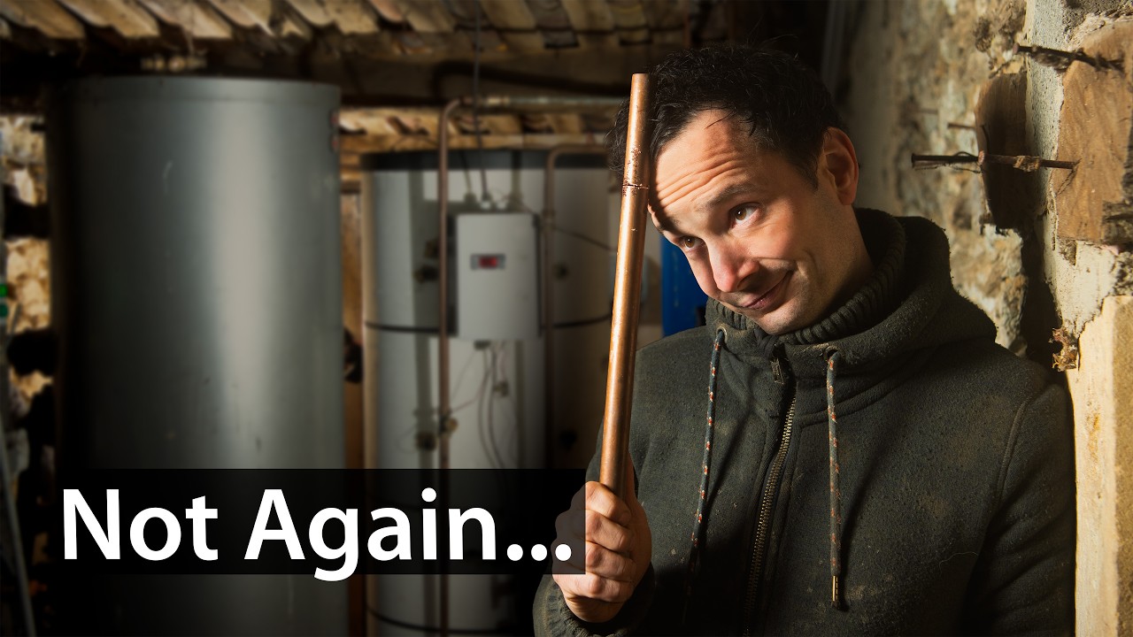 I Drilled Through Our Solar Boiler Pipe......