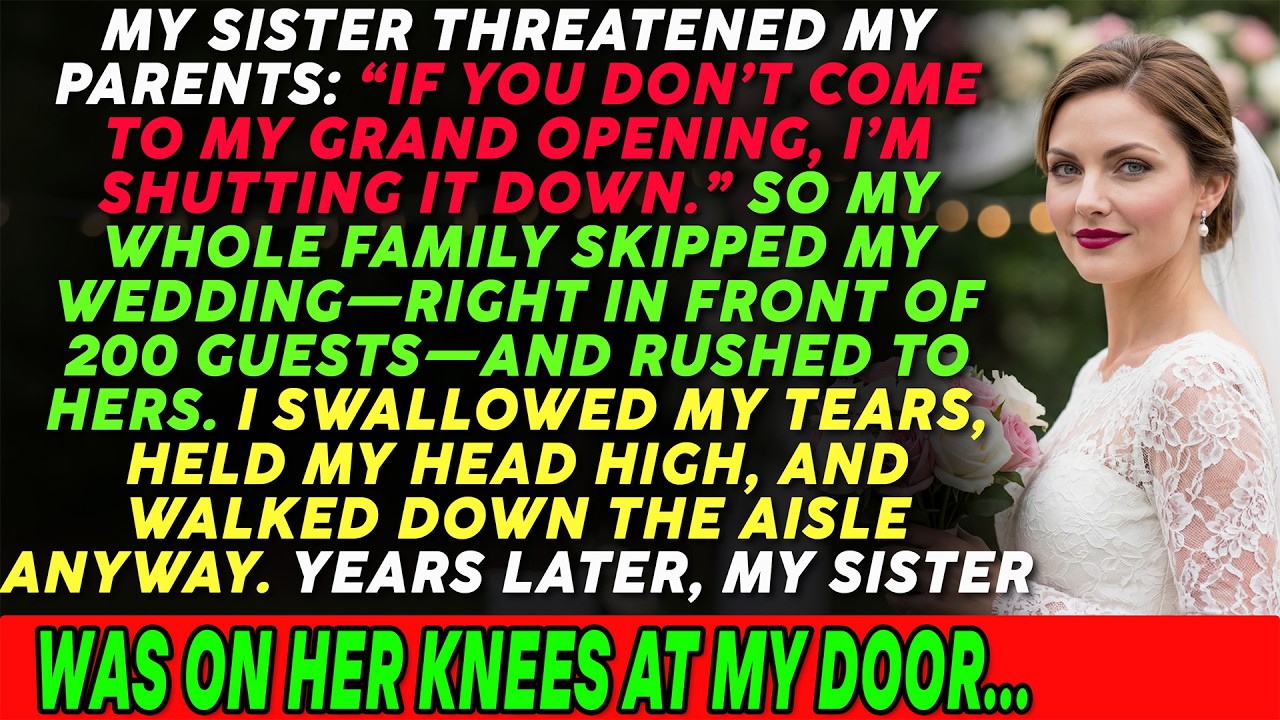 My Parents Abandoned My Wedding for My Sister's Store&mdash;Then She Needed Me to Save Her Children