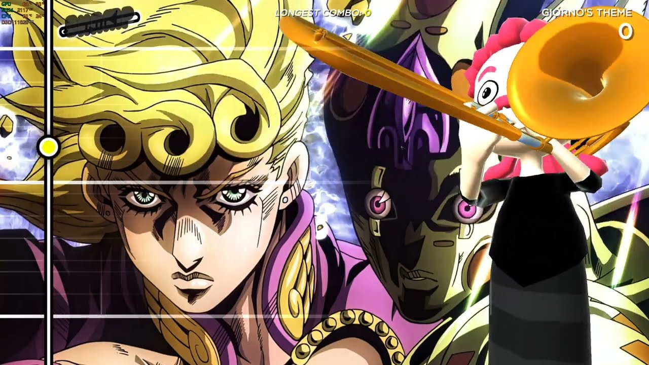 Trombone Champ - Giorno's Theme / il vento d’oro ジョジョの奇妙な冒険Parte5黄金の風