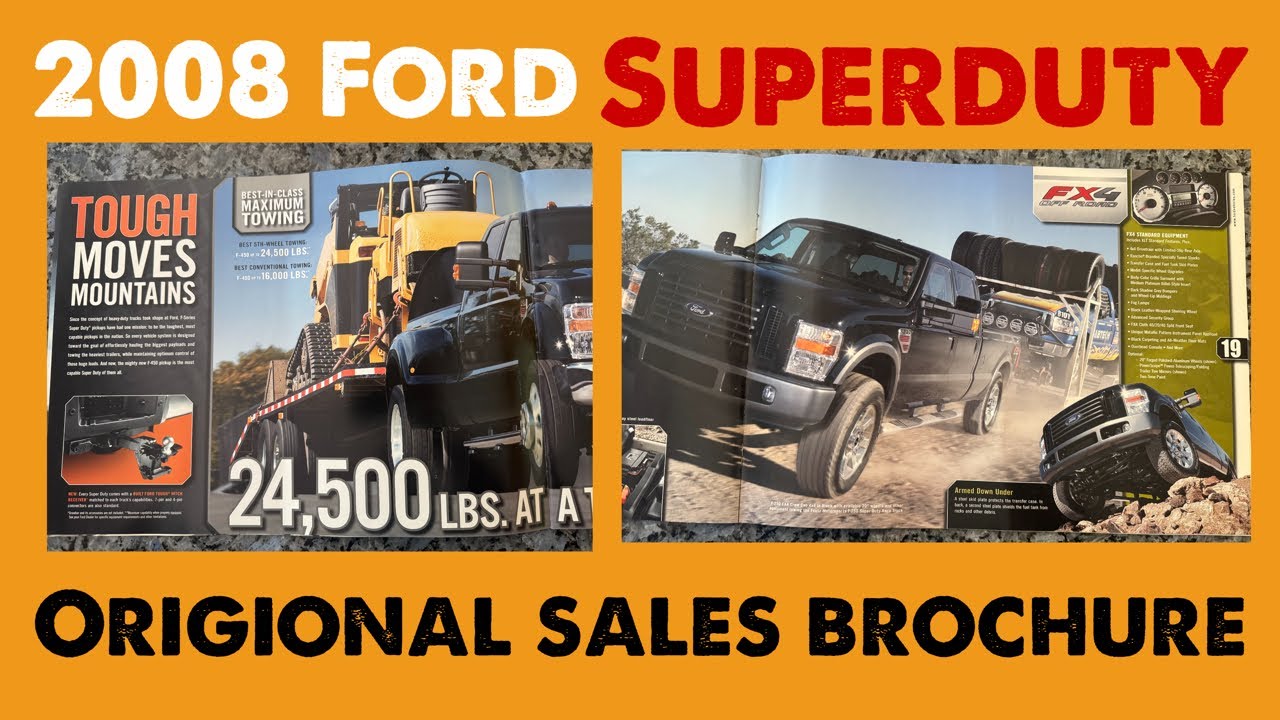 Time capsule: 2008 Ford F- Series Sales literature  