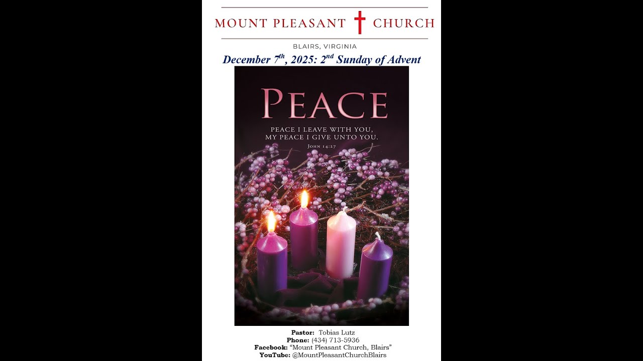 Sermon for December 7th, 2025
