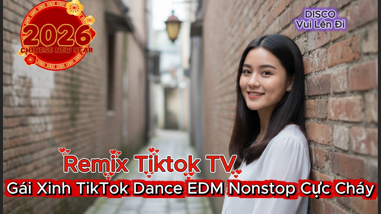 Liên khúc nhạc Remix 2026 – Disco Remix Việt Nam | Gái Xinh TikTok Dance EDM Nonstop Cực Cháy