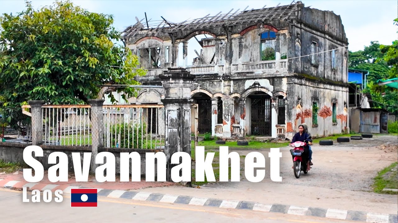 Savannakhet Province | WALKING TOUR | Savannakhet, Laos | @asaniPOV