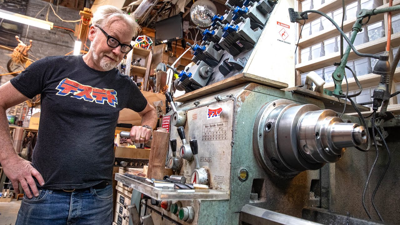 Adam Savage Installs a Collet Locker on His Lathe!