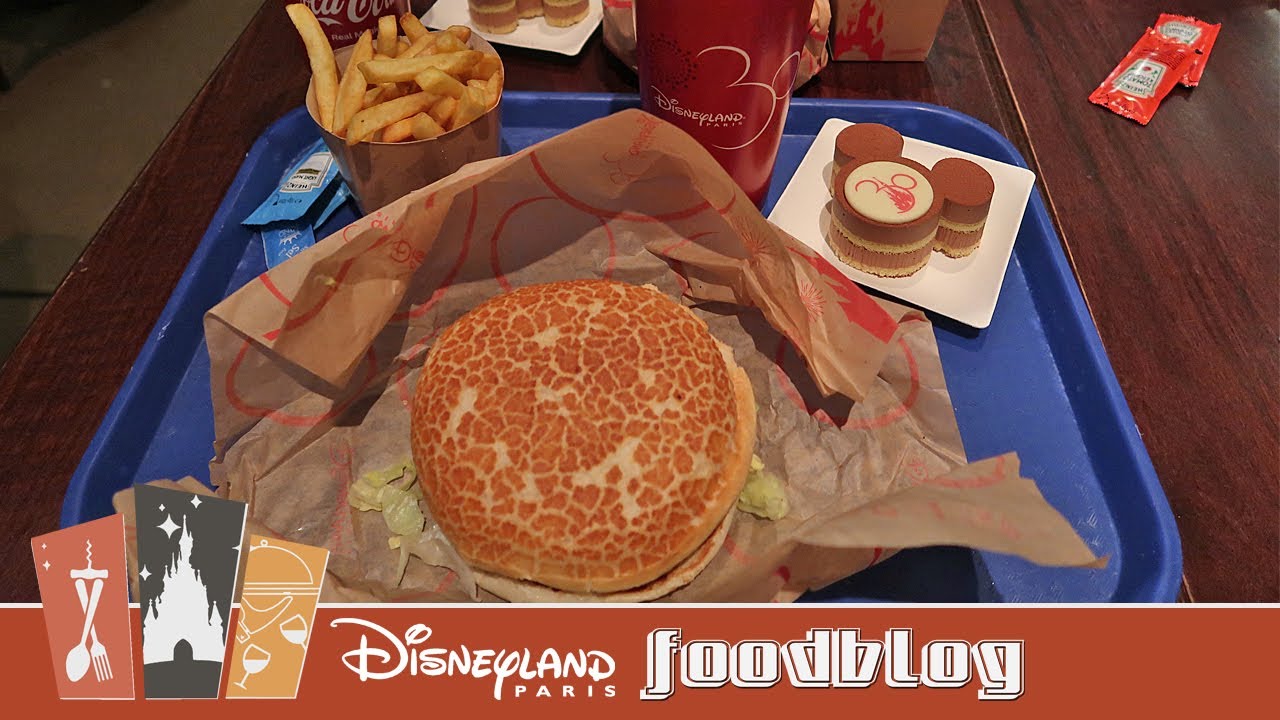 30th Anniversary menu Caf&eacute; Hyperion Disneyland Paris 2022