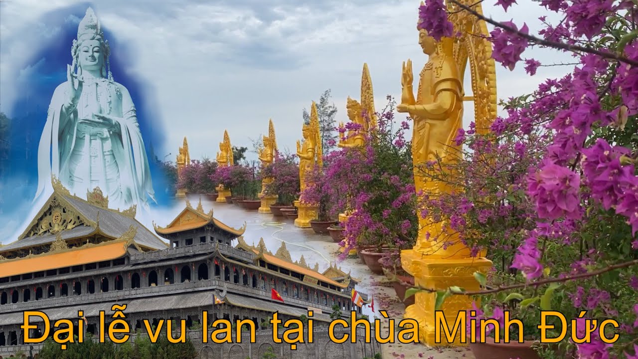 Ngày đại lễ vu lan tại chùa Minh Đức Tỉnh Quảng Ngãi.