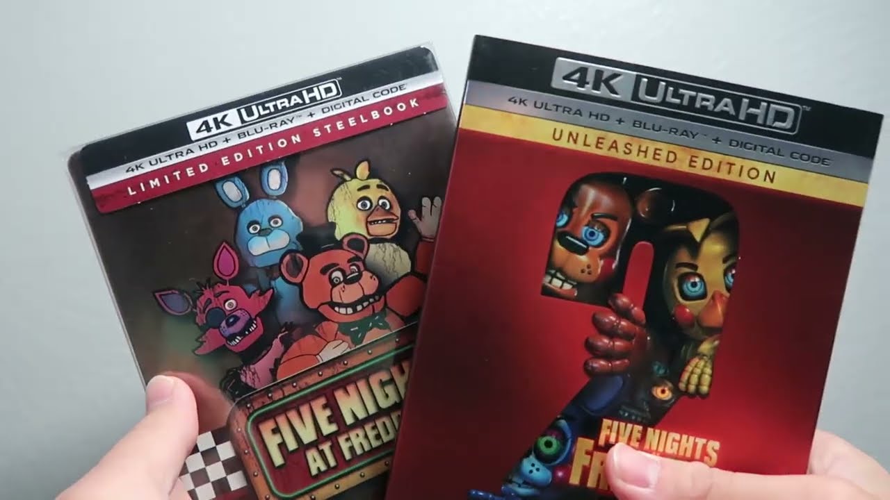 Five Nights at Freddy's 2 Blu-ray 4K Unboxing (One Shot)