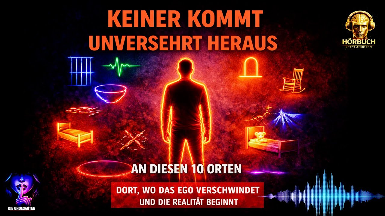 NIEMAND VERLÄSST DIESE 10 ORTE UNVERSEHRT, Wo das Ego verschwindet & die Realität beginnt | Hörbuch