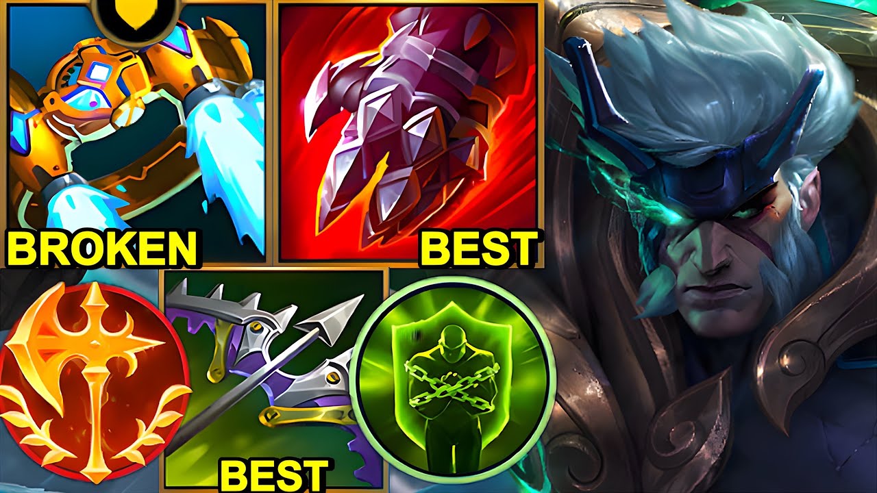 Wild Rift China Darius Top - Conqueror & Perseverance Darius Build Runes - Supreme Cells Darius Skin