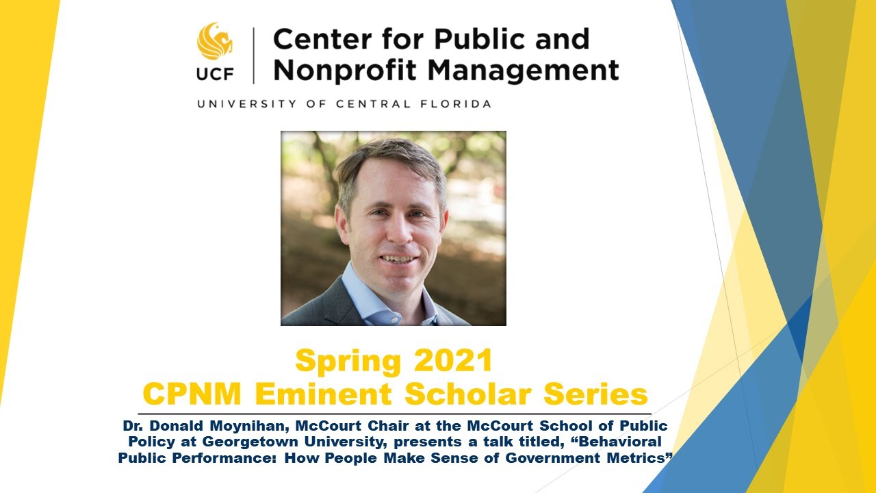 CPNM Spring 2021 Eminent Scholar Lecture