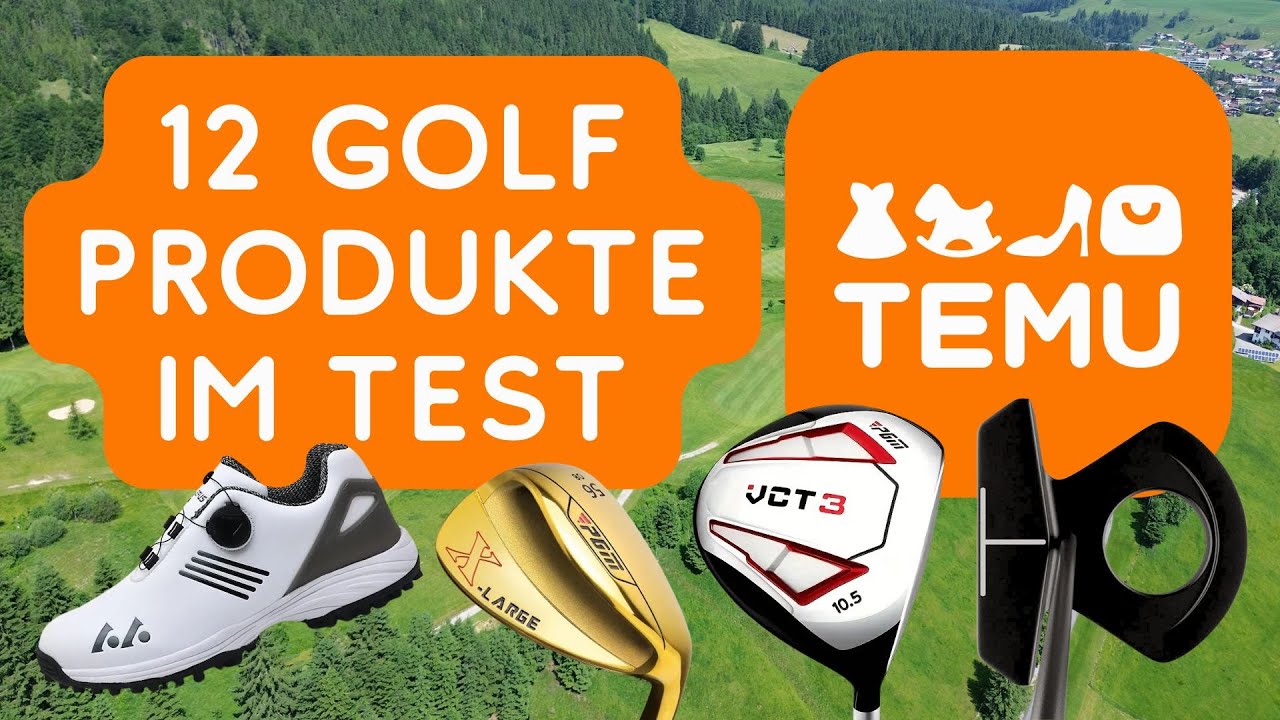 Ich teste 12 Golf Produkte von TEMU // Schrott oder Geheimtipp?