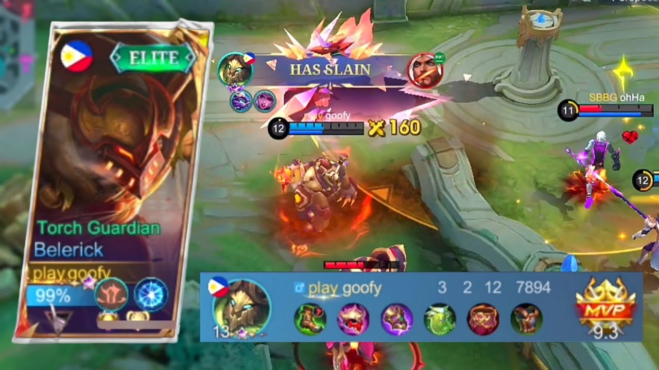 Belerick gameplay Torch Guardian MVP | rank