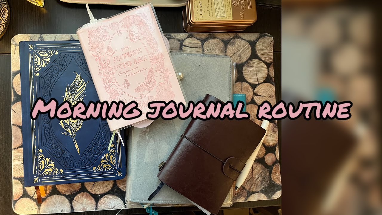 Уютное утреннее планирование | Cozy morning journaling @LifeinNotebook 