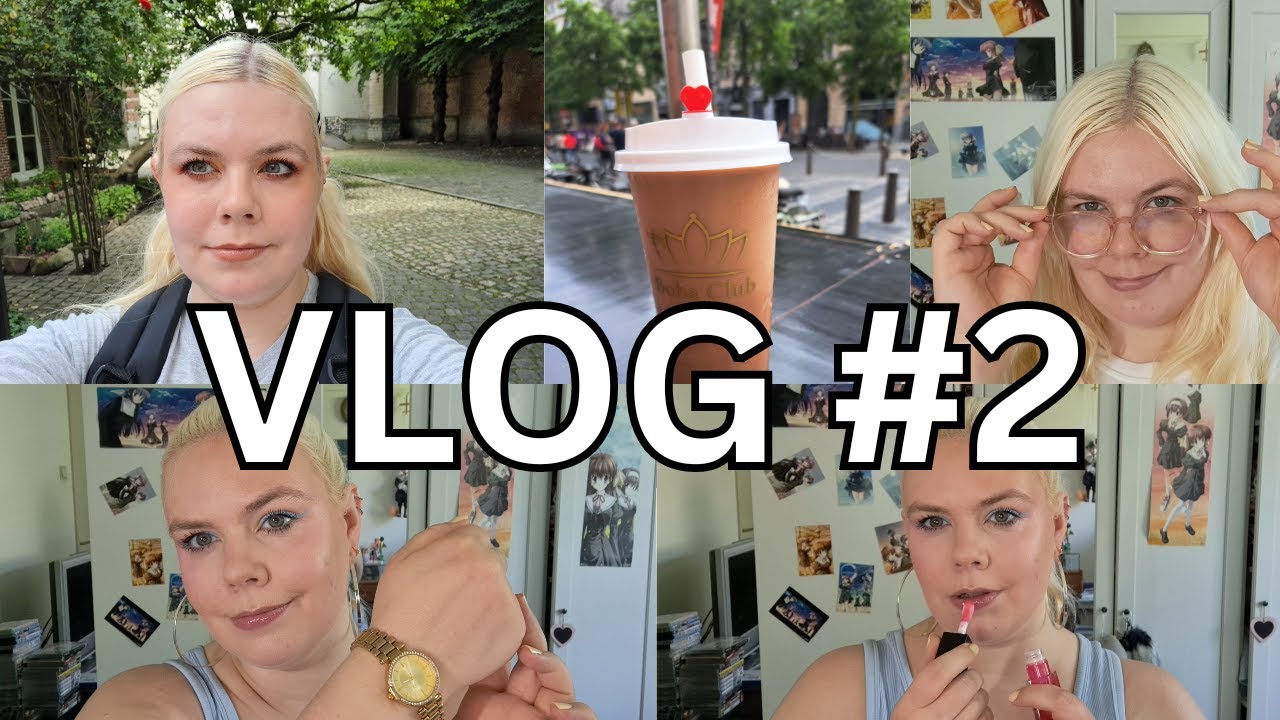 SUMMER VLOG! SHOPPING IN ANTWERP, TRYING NEW MAKEUP AND JEWELLERY & A LITTLE GLOWUP 👄💄👗