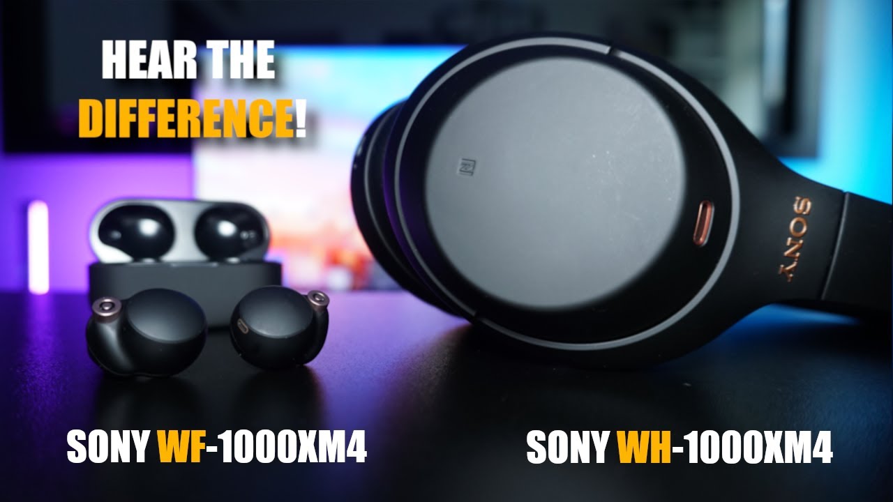 Sony WF-1000XM4 vs WH-1000XM4 - OUTRAGEOUS Comparison! 😲