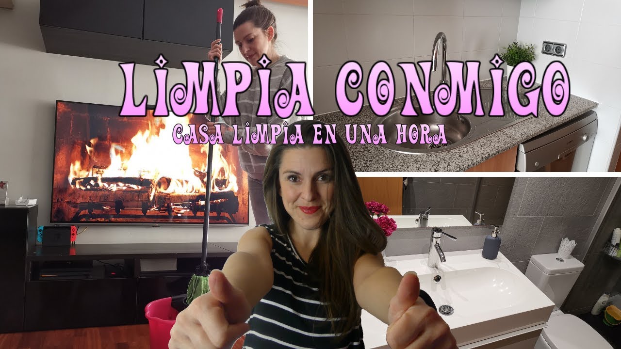 Limpio mi casa en una hora | Rutina de tarde motivadora