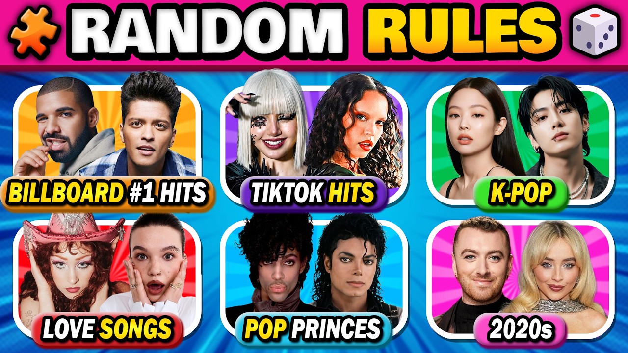 Save One Song 🎵RANDOM Rules ✨ 6 Songs Challenge! | Tiktok hits, Billboard #1 Hits, k-pop,...