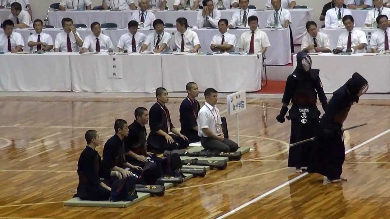 九州学院　悲願の優勝　残り7秒で逆転　インターハイ剣道2013