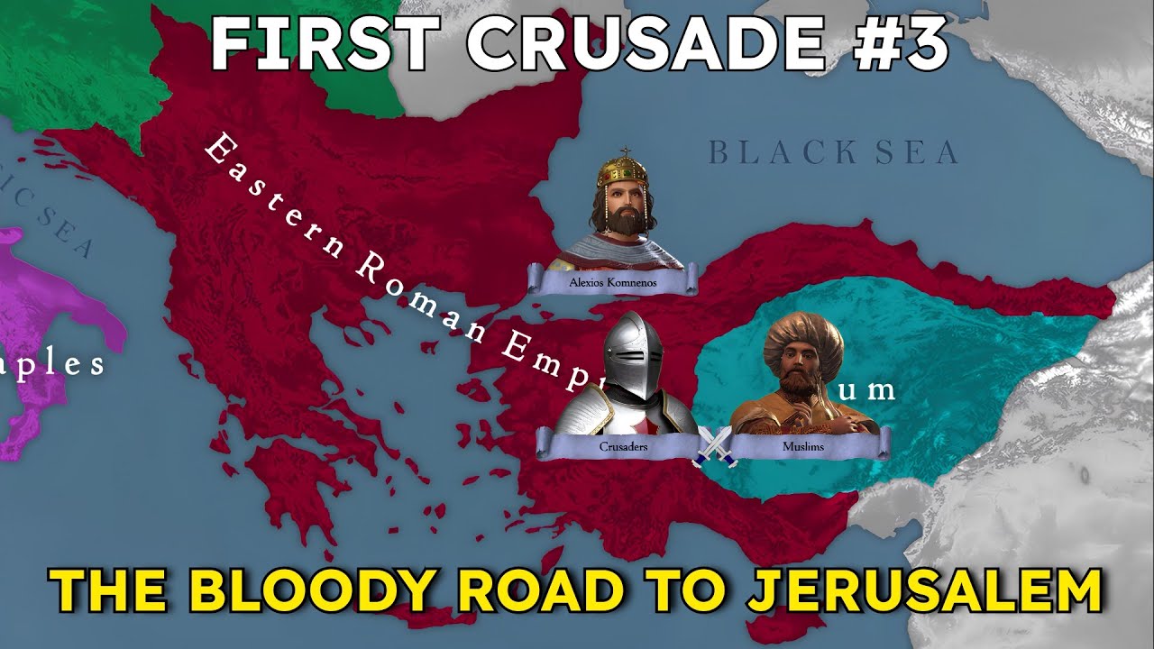 The First Crusade: From the Council of Clermont to Jerusalem (3/5) - Mediavel History Documentary