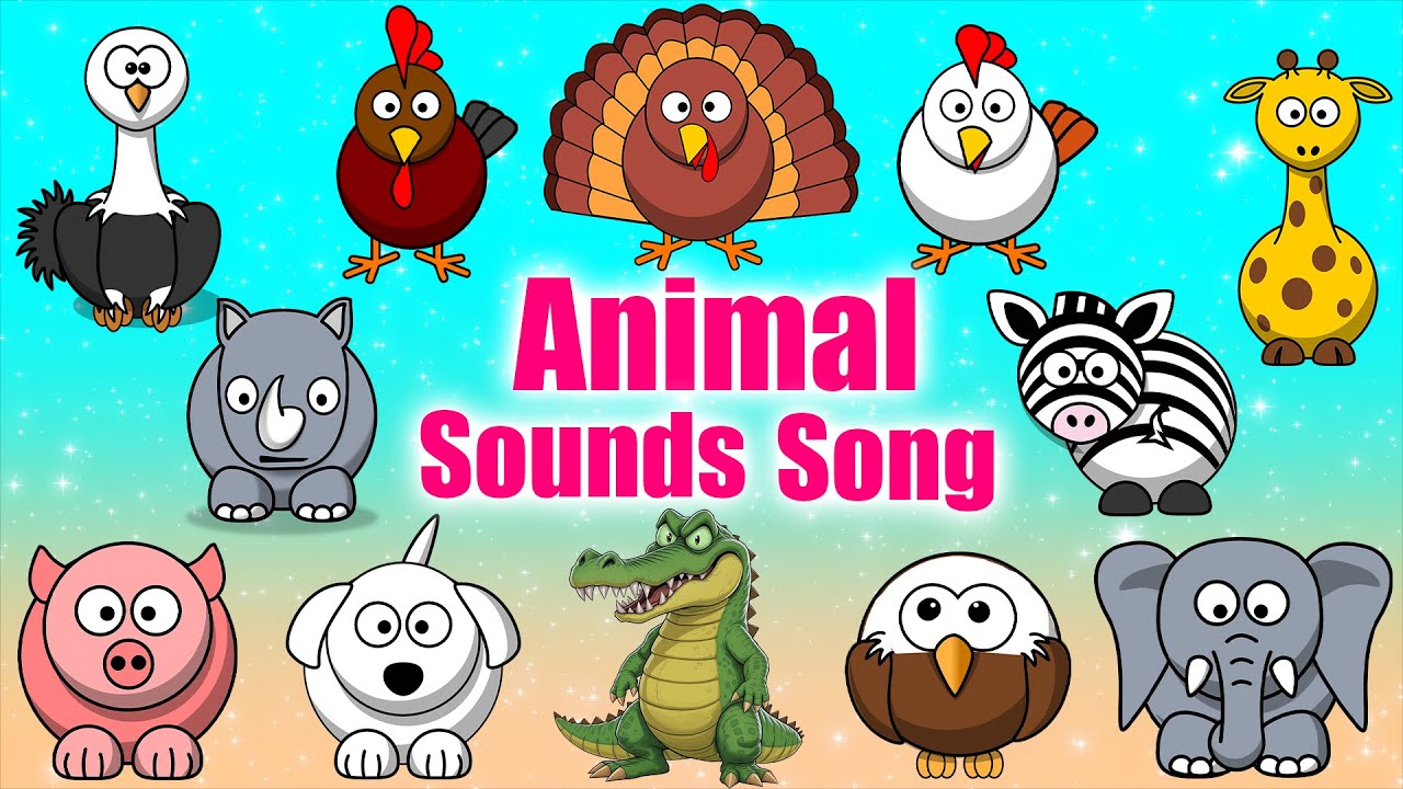 Animal Sounds Song 0145 | Animal Sounds for Babies | LittleKidsTV