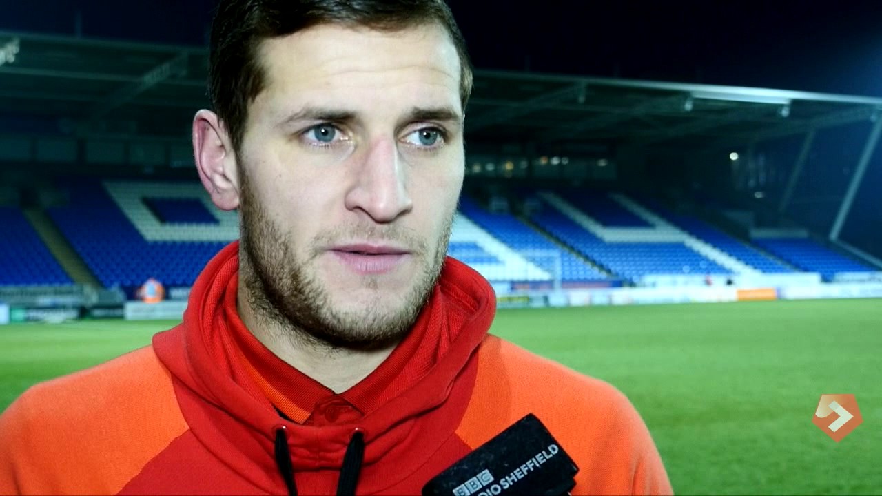 Billy Sharp on James Hanson