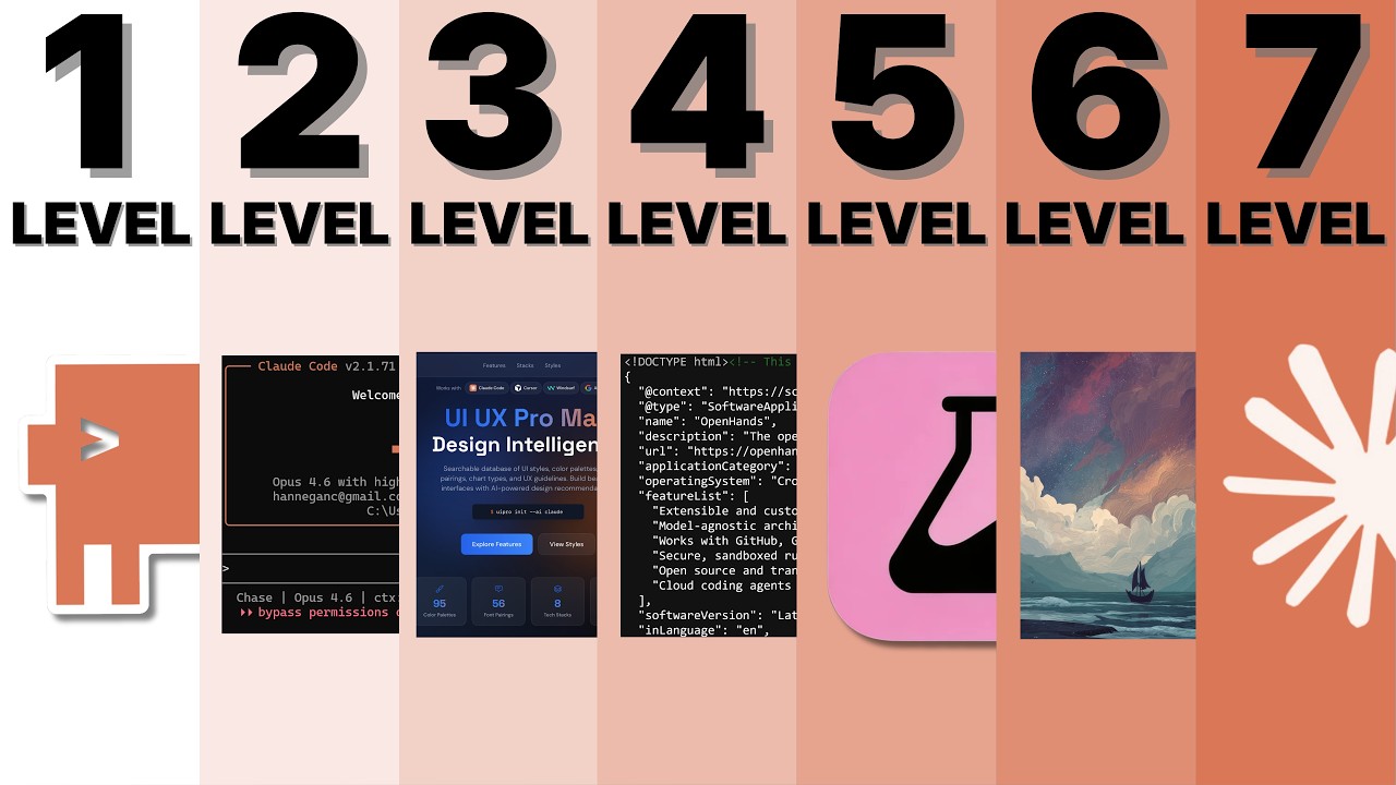 The 7 Levels of Claude Code Design