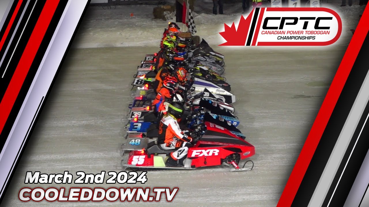 FXR Presents Day #1 of the 62nd Annual Canadian Power Toboggan Championships, March 2nd 2024
