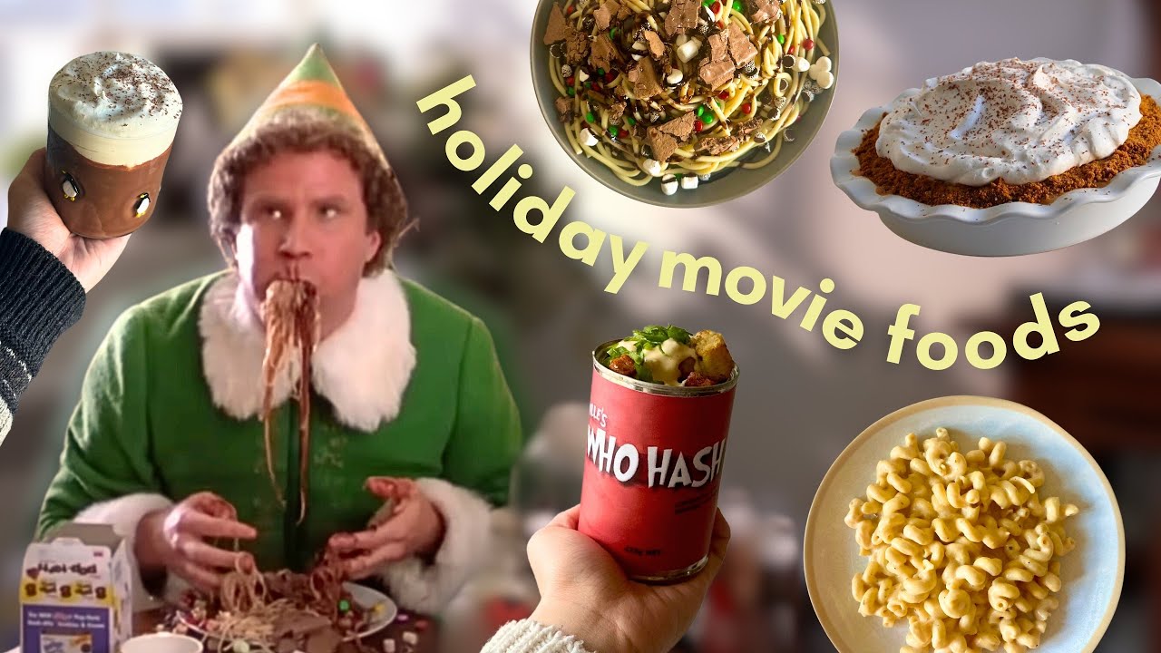 I recreated Foods from Holiday Movies 🎄 (home alone, grinch, polar express...)
