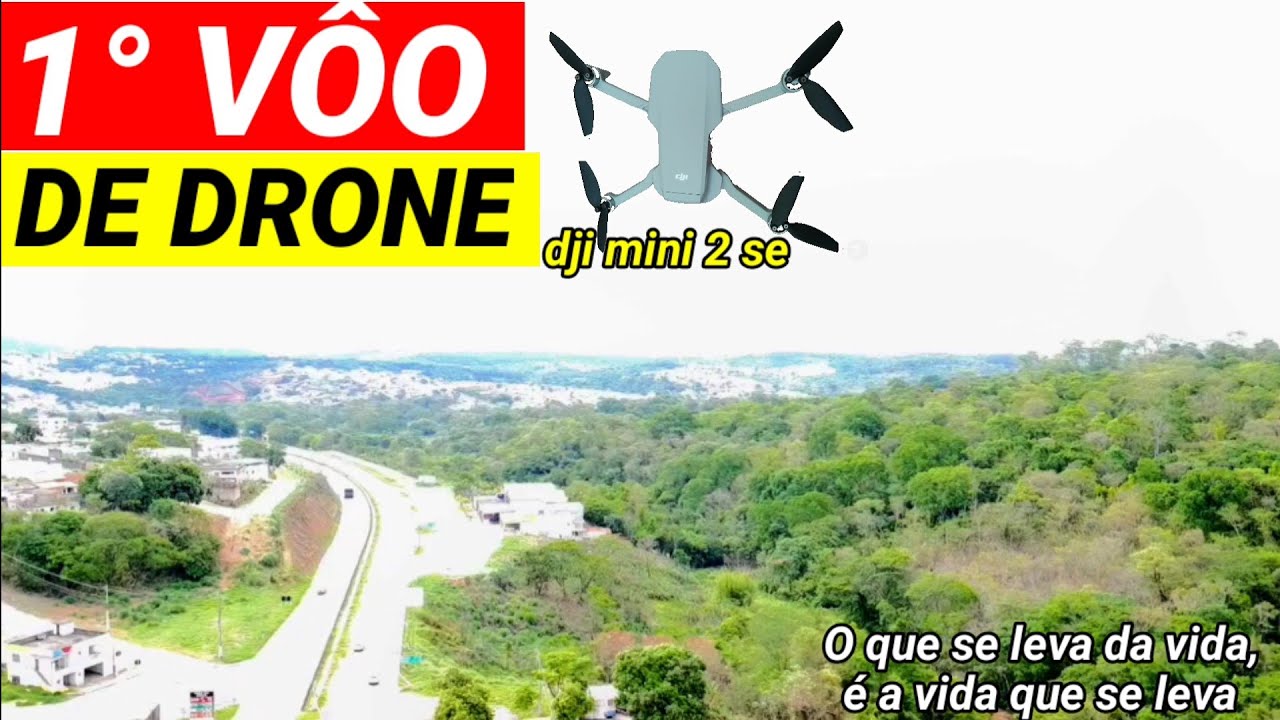 PRIMEIRO VÔO DE DRONE AQUI NO CANAL