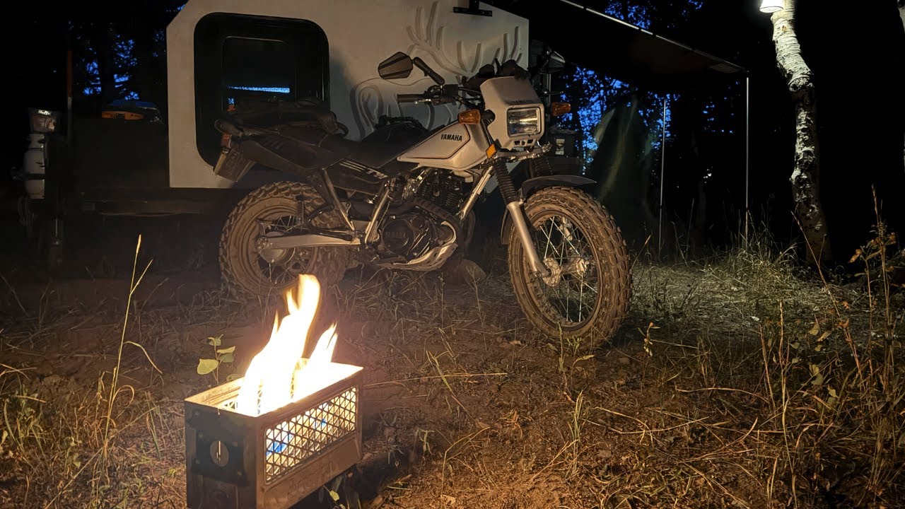 OFF-ROAD TEARDROP CAMPING WITH THE 2025 YAMAHA TW 200