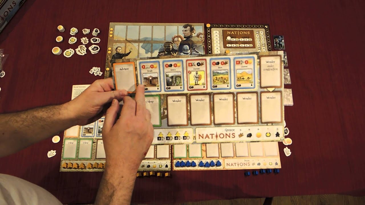 NATIONS Board Game Quick Walkthrough w/ Doron - Part I