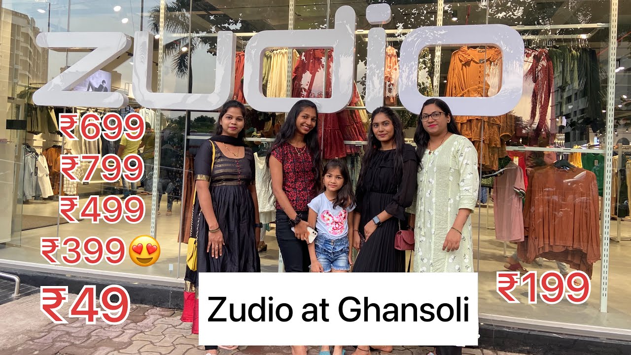 Zudio at Ghansoli Navi Mumbai || Starting at 49₹ ,199₹😍