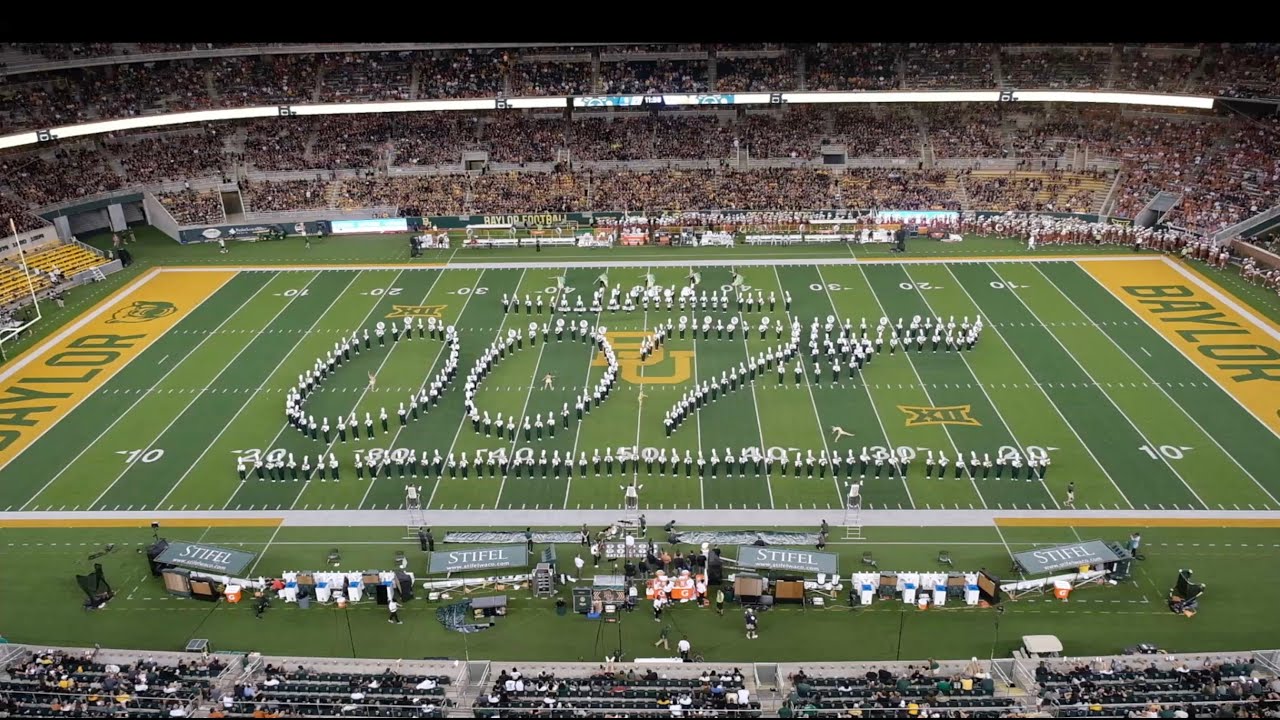 2023 Baylor University Golden Wave Band - Halftime 9.23.23